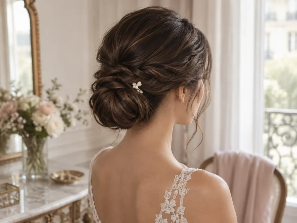 Chignon bas éditorial